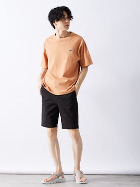 「417 EDIFICE（フォーワンセブンエディフィス）のアイテム（チノパンツ）」を使った、417 officialさん（メンズ・180cm）の夏コーディネート