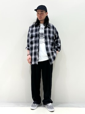 「RACAL（ラカル）のアイテム」を使った、417 officialさん（メンズ・170cm）の春コーディネート