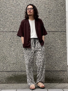 「417 EDIFICE（フォーワンセブンエディフィス）のアイテム（その他パンツ）」を使った、417 officialさん（メンズ・174cm）の春コーディネート