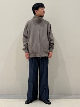「417 EDIFICE（フォーワンセブンエディフィス）のアイテム（その他アウター）」を使った、417 officialさん（メンズ・174cm）の冬コーディネート