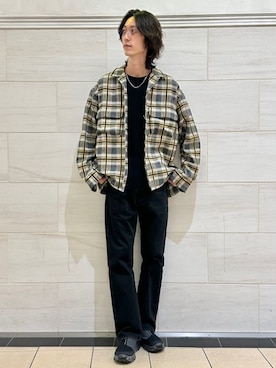 「417 EDIFICE（フォーワンセブンエディフィス）のアイテム（トップス）」を使った、417 officialさん（メンズ・185cm）の冬コーディネート