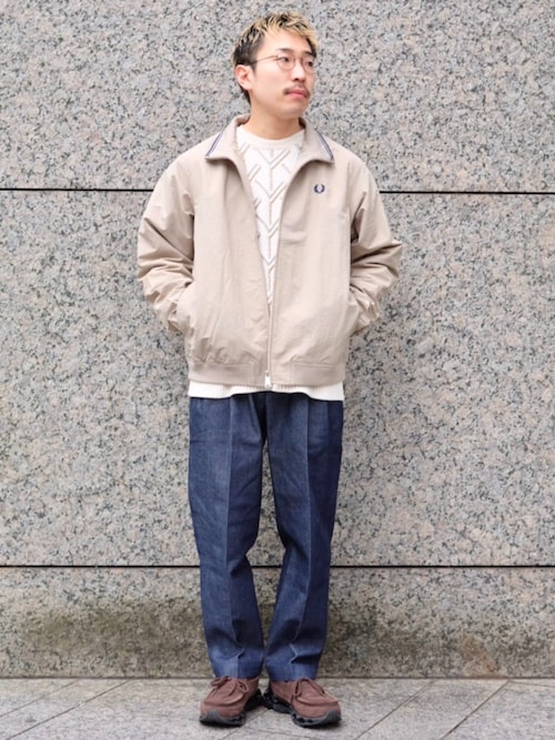 FRED PERRY ベージュ ジャケット S FRED PERRY ベージュ ジャケット S FRED PERRY（フレッドペリー