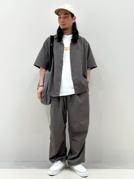 「RACAL（ラカル）のアイテム」を使った、417 officialさん（メンズ・170cm）の夏コーディネート