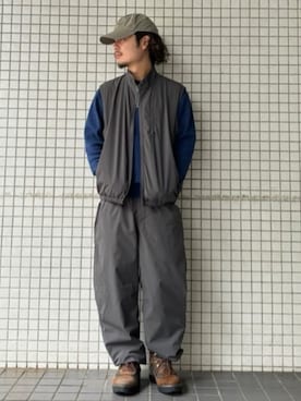 「417 EDIFICE（フォーワンセブンエディフィス）のアイテム（その他アウター）」を使った、417 officialさん（メンズ・173cm）の秋コーディネート