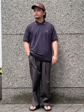 「417 EDIFICE（フォーワンセブンエディフィス）のアイテム（帽子）」を使った、417 officialさん（メンズ・172cm）の夏コーディネート