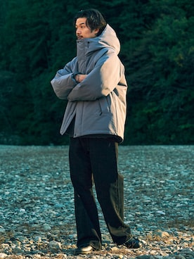 「ALLIED FEATHER+DOWN（アライドフェザーダウン）のアイテム（ジャケット/アウター）」を使った、417 officialさん（メンズ・178cm）の秋コーディネート