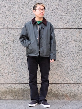 「VANS（バンズ）のアイテム（スリッポン）」を使った、417 officialさん（メンズ・165cm）の冬コーディネート
