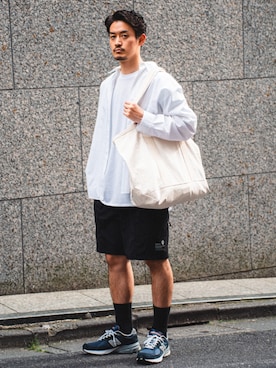 「417 EDIFICE（フォーワンセブンエディフィス）のアイテム（その他パンツ）」を使った、417 officialさん（メンズ・177cm）の夏コーディネート