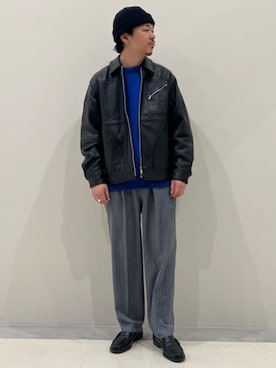 「417 EDIFICE（フォーワンセブンエディフィス）のアイテム」を使った、417 officialさん（メンズ・174cm）の冬コーディネート
