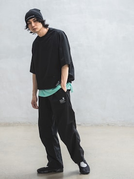 「417 EDIFICE（フォーワンセブンエディフィス）のアイテム（その他パンツ）」を使った、417 officialさん（メンズ・180cm）の春コーディネート