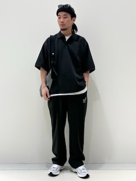 「417 EDIFICE（フォーワンセブンエディフィス）のアイテム（スラックス）」を使った、417 officialさん（メンズ・170cm）の夏コーディネート