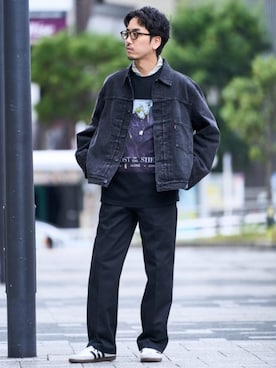 「417 EDIFICE（フォーワンセブンエディフィス）のアイテム（Tシャツ/カットソー）」を使った、417 officialさん（メンズ・175cm）の夏コーディネート