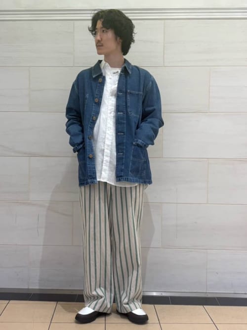 【BLEU DE CHINE STORE】 DENIM JACKET STONE WASH