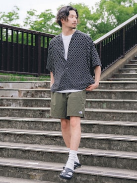 417 officialさん（メンズ・178cm）の夏コーディネート