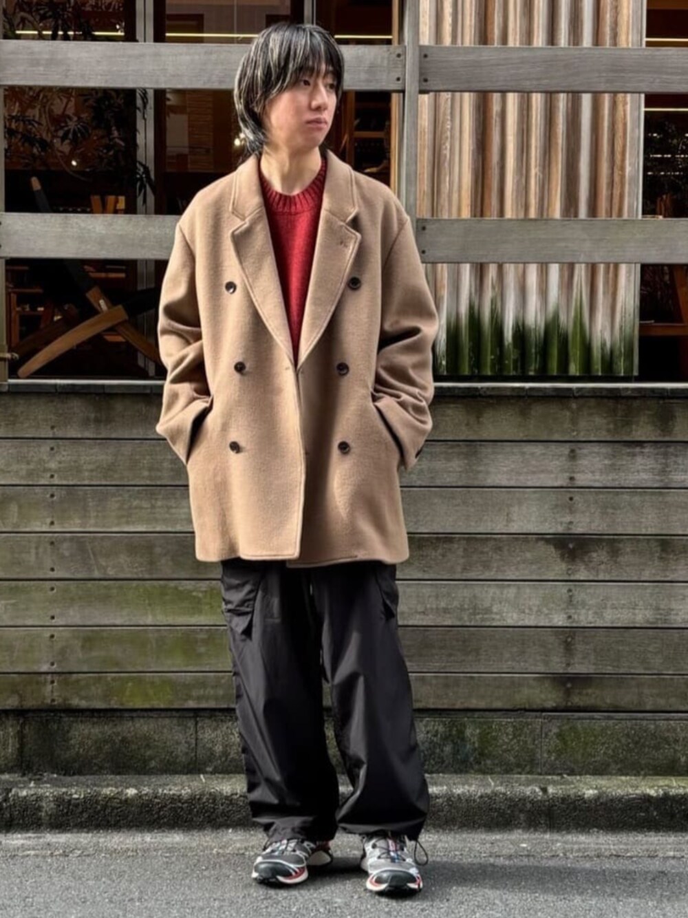 417 EDIFICEのチェスターコート（ベージュ系）を使った人気