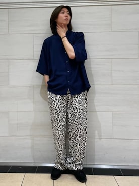「417 EDIFICE（フォーワンセブンエディフィス）のアイテム（その他パンツ）」を使った、417 officialさん（メンズ・179cm）の夏コーディネート