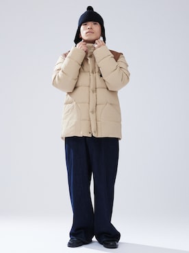 「CHEVIGNON（シェビニオン）のアイテム（ダウンジャケット/コート）」を使った、417 officialさん（メンズ・166cm）の秋コーディネート