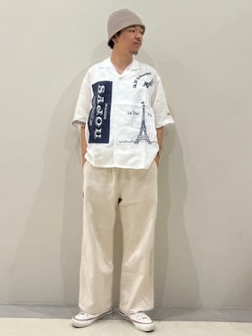 「RACAL（ラカル）のアイテム」を使った、417 officialさん（メンズ・174cm）の夏コーディネート
