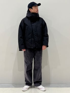 「ALLIED FEATHER+DOWN（アライドフェザーダウン）のアイテム（ジャケット/アウター）」を使った、417 officialさん（メンズ・174cm）の冬コーディネート