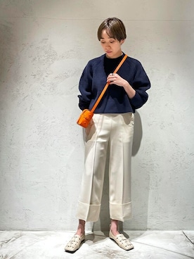 「ESTNATION（エストネーション）のアイテム」を使った、ESTNATION WOMENSさん（レディース・169cm）の冬コーディネート