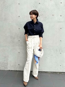 「ESTNATION（エストネーション）のアイテム」を使った、ESTNATION WOMENSさん（レディース・166cm）の秋コーディネート