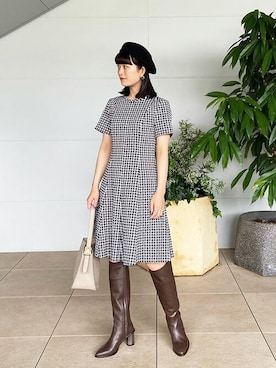「KIJIMA TAKAYUKI」｜「アイテム（ワンピース/ドレス）」を使った、ESTNATION WOMENSさん（レディース・162cm）の秋コーディネート