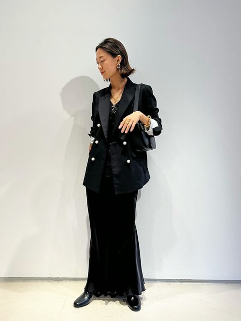 ESTNATIONウールツイードダブルジャケット ESTNATION / ウールツイルダブルジャケット＜ESSENCEOFLUXURY