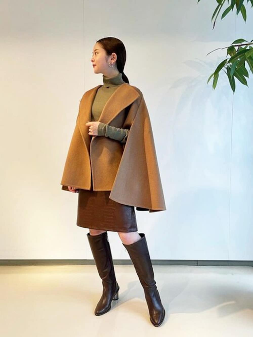 【suisen】ESTNATION☆ ポリエステルリバーケープコート F ESTNATION / ポリエステルリバーケープコート｜ESTNATION ONLINE STORE