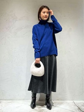 「ESTNATION（エストネーション）のアイテム」を使った、ESTNATION WOMENSさん（レディース・162cm）の秋コーディネート