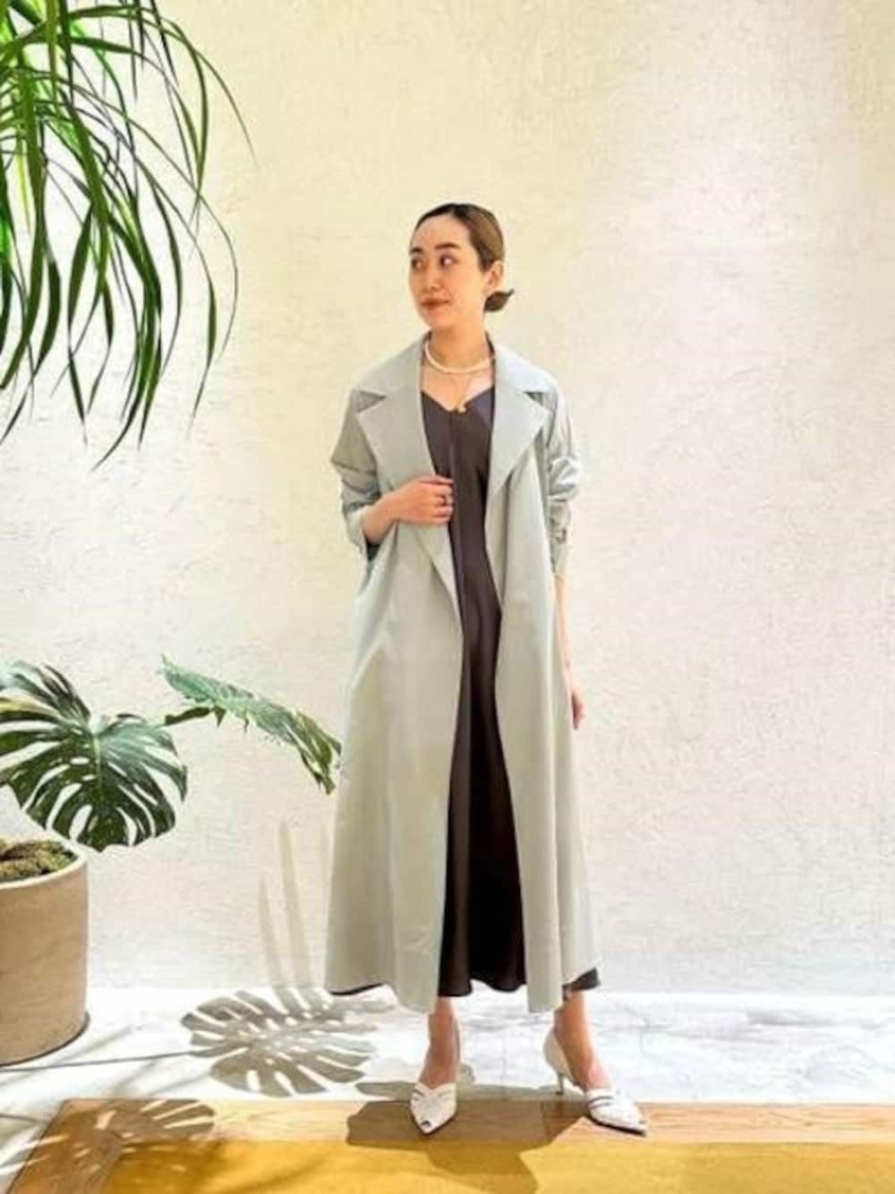 ESTNATION WOMENS(ESTNATION)｜ESTNATIONのトレンチコートを使った  