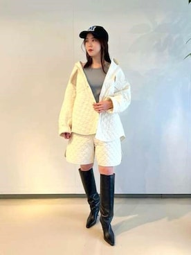 「PaDD（パッド）のアイテム」を使った、ESTNATION WOMENSさん（レディース・157cm）の春コーディネート