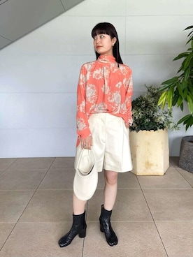 「MARY AL TERNA（メアリオルターナ）のアイテム」を使った、ESTNATION WOMENSさん（レディース・162cm）の春コーディネート