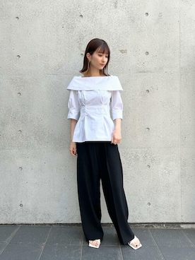 「ESTNATION（エストネーション）のアイテム」を使った、ESTNATION WOMENSさん（レディース・163cm）の春コーディネート