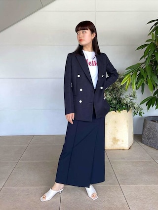B5617■ESTNATION エストネーション リネン ダブルジャケット 38 ESTNATION / コットンリネンダブルジャケット｜ESTNATION ONLINE