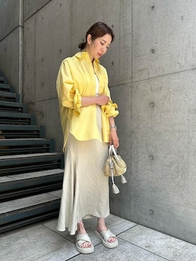 「ESTNATION（エストネーション）のアイテム」を使った、ESTNATION WOMENSさん（レディース・158cm）の夏コーディネート