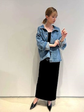 「NAILS（ネイル）のアイテム（ジャケット/アウター）」を使った、ESTNATION WOMENSさん（レディース・163cm）の夏コーディネート