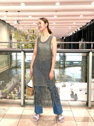 AROMATIQUE for ESTNATION ストレートクロップドキャミ AROMATIQUE for ESTNATION / ストレートクロップド キャミソール