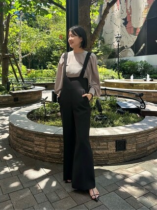 【美品】COLUMN コラム サロペット ネイビー 36 20230915140630726_320.jpg