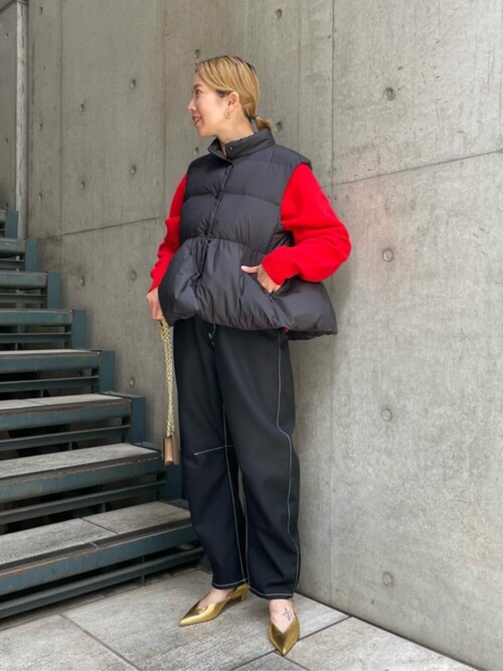 ESTNATION WOMENS｜PaDDのダウンベストを使ったコーディネート - WEAR