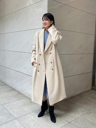【美品】ESTNATION COLUMN コラム シェイプドダブルコート 36 美品】ESTNATION COLUMN コラム シェイプドダブルコート 36 - メルカリ