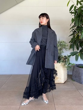 ESTNATION WOMENSさん（レディース・162cm）の冬コーディネート