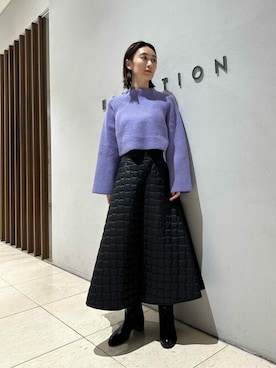 「手袋」｜ESTNATIONさん（レディース・155cm）の冬コーディネート