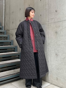 「アイテム（ダウンジャケット/コート）」を使った、ESTNATION WOMENSさん（レディース・152cm）の冬コーディネート