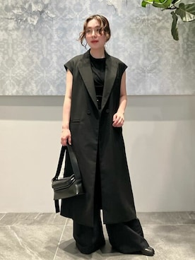 「COLUMN（コラム）のアイテム（パンツ）」を使った、ESTNATION WOMENSさん（レディース・161cm）の春コーディネート