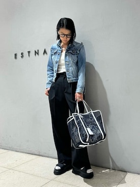 「ESTNATION（エストネーション）のアイテム」を使った、ESTNATION WOMENSさん（レディース・166cm）の春コーディネート