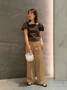 「Suryo（スリョ）のアイテム」を使った、ESTNATION WOMENSさん（レディース・158cm）の春コーディネート