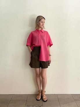 「HEWN（ヒューン）のアイテム」を使った、ESTNATION WOMENSさん（レディース・162cm）の春コーディネート