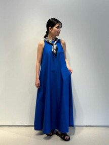 24SS ESTNATION アメリカンスリーブ フレアワンピース 36 ロング ESTNATION（エストネーション）の「ESTNATION / アメリカン