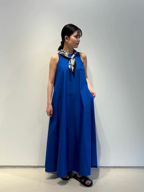 24SS✨新品未使用✨ESTNATION アメリカンスリーブフレアワンピース ESTNATION（エストネーション）の「ESTNATION / アメリカン