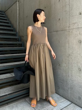 「ESTNATION（エストネーション）のアイテム」を使った、ESTNATION WOMENSさん（レディース・155cm）の夏コーディネート